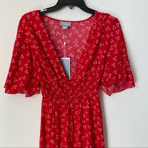 Finders Keepers Frida Pantsuit Red Ditsy Doo