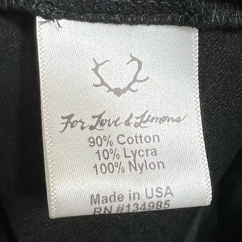 For Love & Lemons  Mini Dress Sleeveless Party Mesh Little Dress Goth