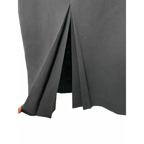 Austin Reed Vintage Wool Skirt Midi Black Size 6