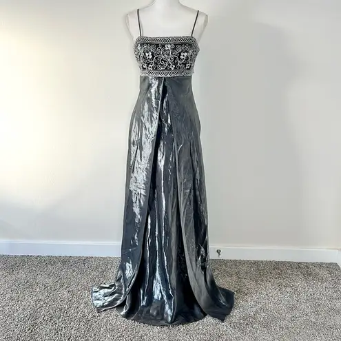 90s Prom Dress Silver Size undefined