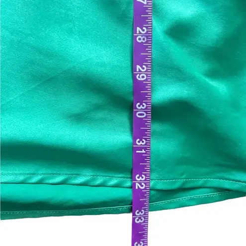 Majorelle Revolve Laurena Mini Dress in Green Satin Size Medium Homecoming