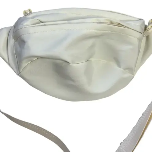 Water Resistant Adjustable Crossbody Bag White