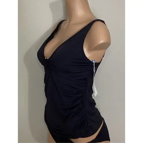 Bleu Rod Beattie New. black tankini top. Size 10. Retails $129