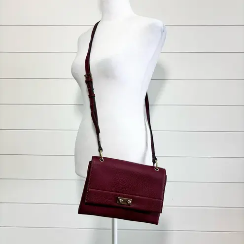 Sondra Roberts SR Squared by Crossbody Burgundy Bag