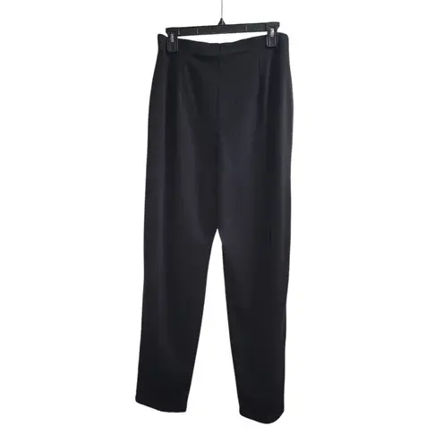 Villager Ponte Pants Career Dress Pants Stretch Black Straight Leg M