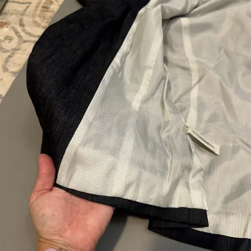 Ann Taylor Women's Dark Gray Blazer Size 4 Workwear Suit Jacket