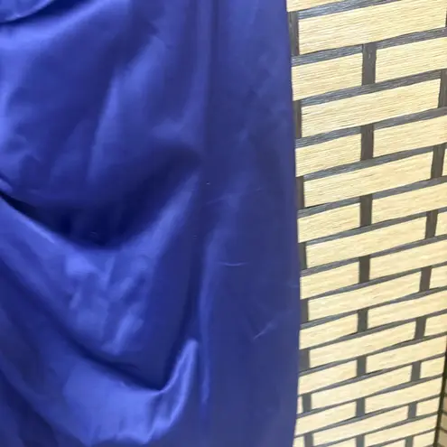 Eliza J . Purple One Shoulder Satin Dress Size 6