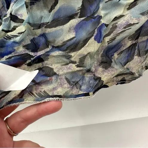 Katie May RTR Baby Cakes Off White & Blue Printed Strapless Maxi Dress Sz S