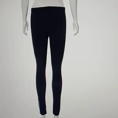 Helmut Lang Navy Casual Mid-Rise Leggings - Size M