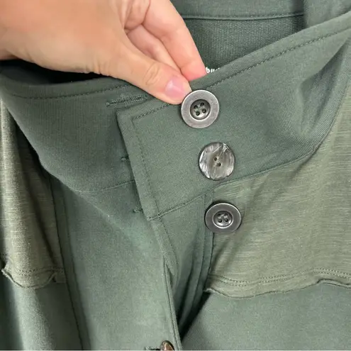 Neon Buddha Green Knit Button Front Jacket Size XS