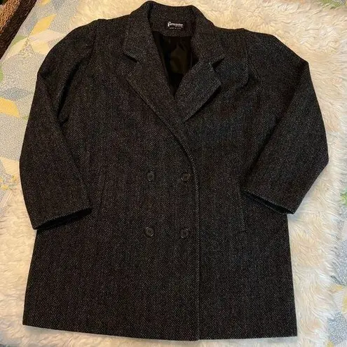 Vintage Forecaster of Boston 100% Pure Wool Coat Size 13/14