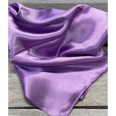 Wild Rag Scarf Lavender Solid 35" X 35" Western Cowgirl Purple