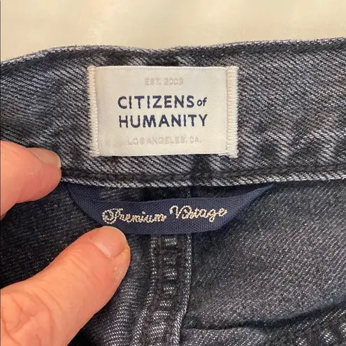 Citizen Gray Daphne Crop Jeans Vintage Style