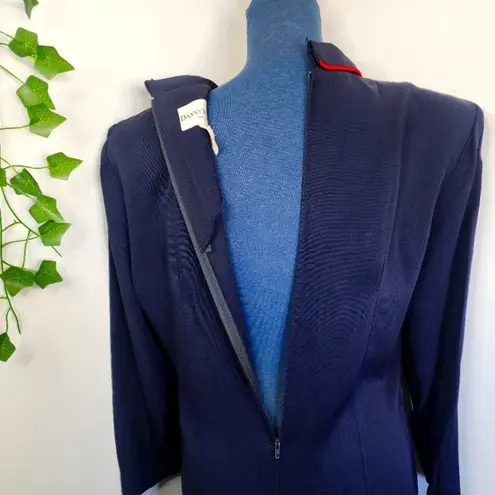 Danny & Nicole Vintage Mavy Blue Blazer Dress