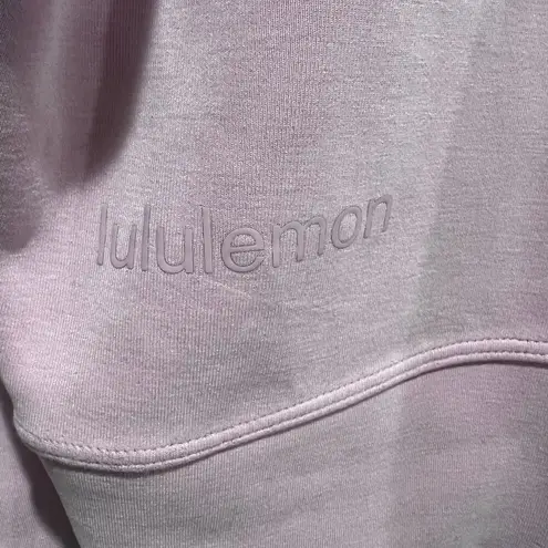 Lululemon Perfectly Oversized Softstreme Cropped Crewneck Sweatshirt Size 6 Pink