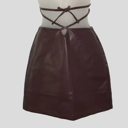 Le lis NWT  faux leather mini skirt