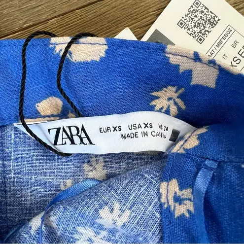 ZARA NWT  Floral Cutout Dress