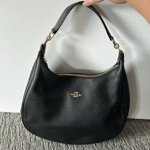 Coach  Black Leather Harley Hobo Bag