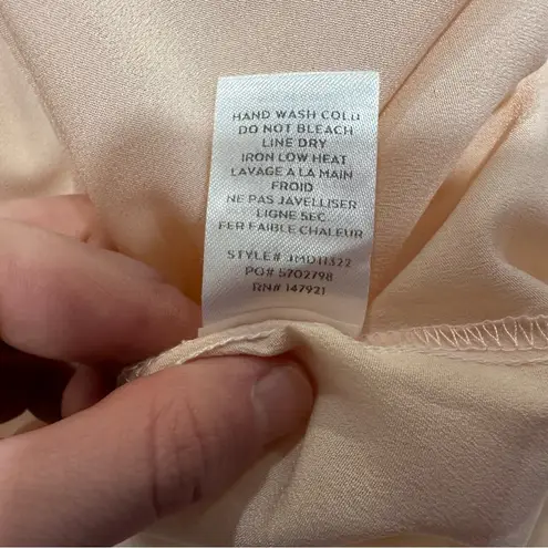 Lulus  Feeling Flirty Blush Pink Floral Applique Dress Large L