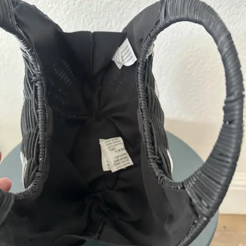 Kate Spade New York X Target Polka Dot Wicker Crescent Bag Black White Sold Out