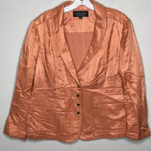 Hilton Hollis‎ Blazer Orange Size 14 - Image 5