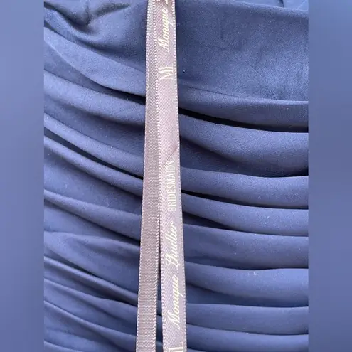 ml monique lhuillier strapless dress size 6 Blue