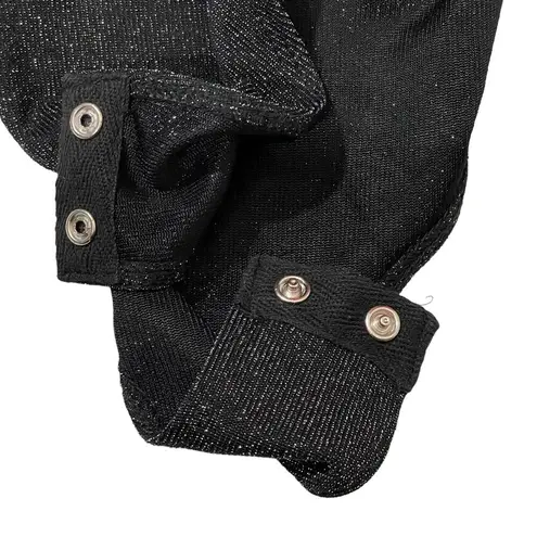 Wild Fable NWT  Metallic Shimmer Bodysuit - Black - Large