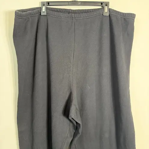 SKIMS Cotton Fleece Classic Jogger Sweatpants Women's 3X Onyx Black Lounge NWOT