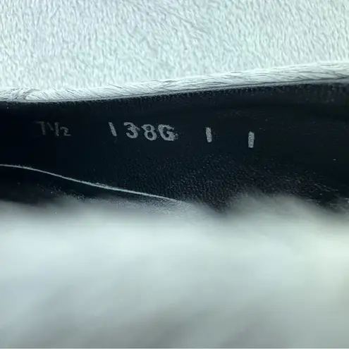 Agave Sky Cowhide Tennis Shoes in Salt and Pepper 7.5 Black