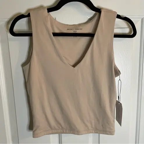 NEW Better Together Women's Black and Tan V