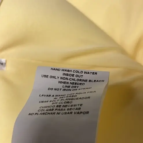 Xtraordinary XTRADIONARY, Beaded Mesh Formal strapless, Sz9, Yellow, Sequins, pleats, Hand Wash