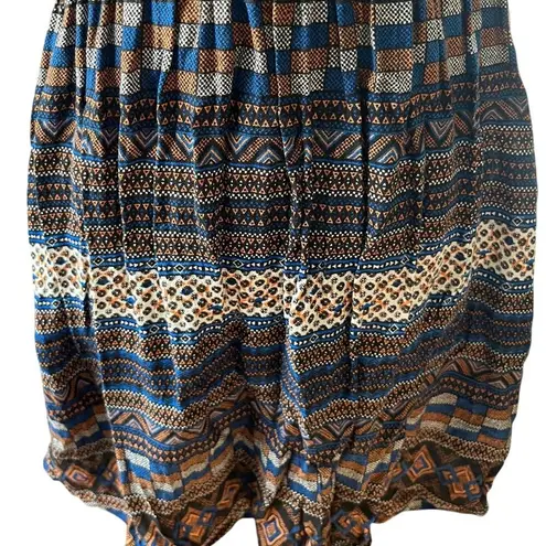 Source Unknown Boho Off Shoulder Mini Dress Size Small BLUEH CIEL