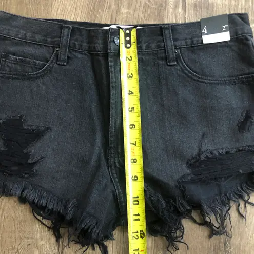 Abercrombie & Fitch Black High Rise Shorts 27