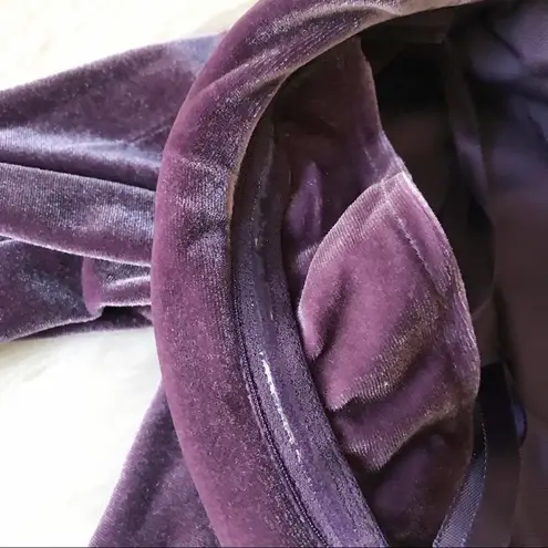 Eliza J Â Velvet Off The Shoulder Dress Long Sleeve ShortâSheath Purple Size 8 New