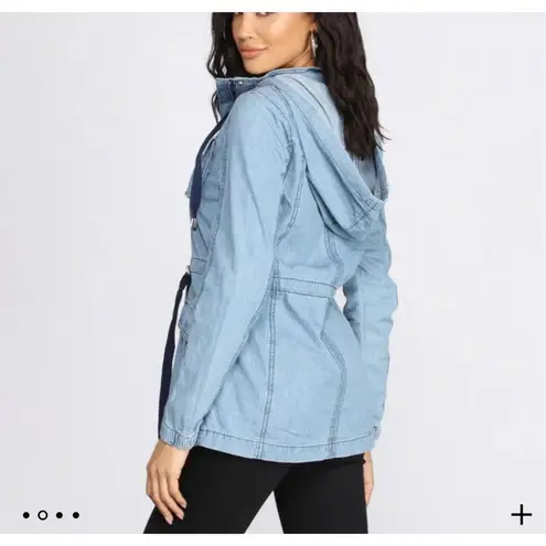 Windsor Ashley Vintage charm  Carpe Denim Anorak jacket size medium - Image 3