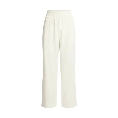 SKIMS Cotton Jersey Wide Leg Pant in Marble, Size Large
