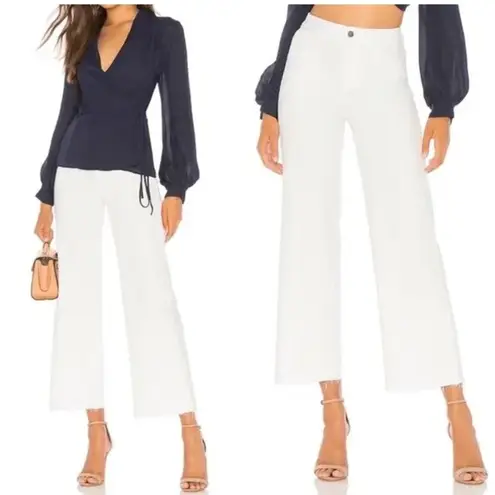 L'Agence L’AGENCE Danica High Rise Wide Leg Jeans Jambe White