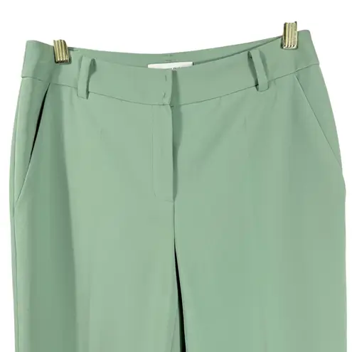 NWT Mojo S.Phine Tailored Green Dress Pants Slim Straight Women's M Office Size M