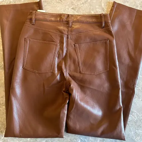 Wilfred Chocolate  pleather pants