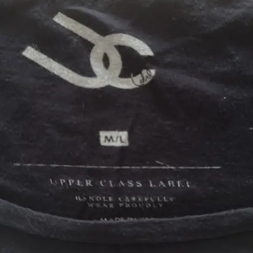 upper class label off the shoulders T