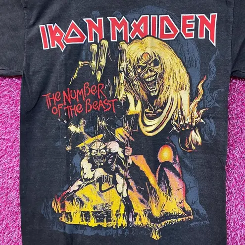 Iron Maiden The Number Of The Beast Rock Tshirt size Small