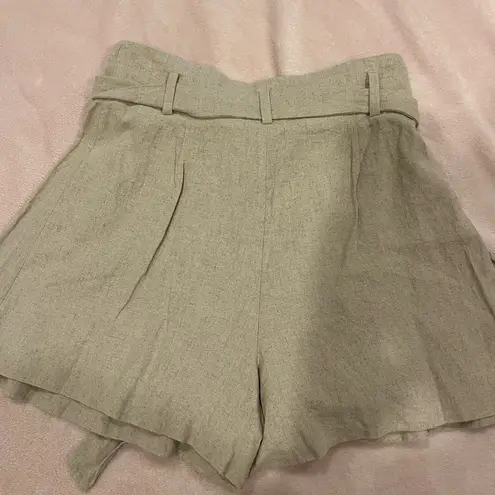 ZARA  Linen Beige Shorts