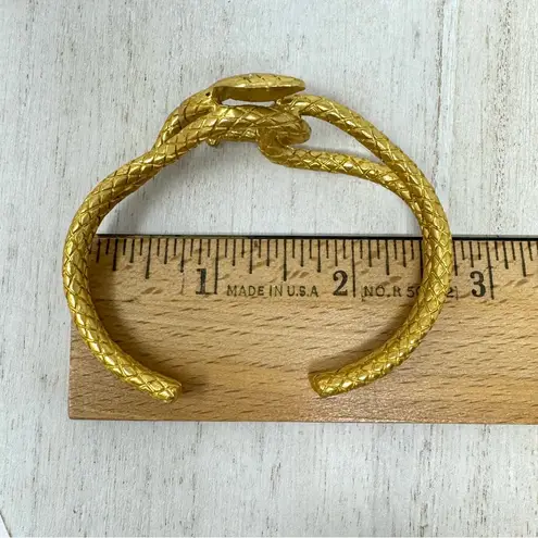 JULIE VOS 24K gold plated serpent cuff, NWOT