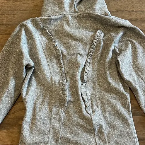 Senita Athletics Senita Heathered Grey Sculpt Jacket - Size XS