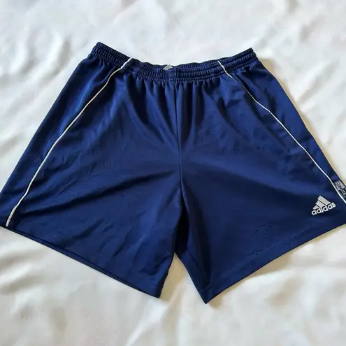 Adidas NWOT  Juniors XL / Women’s XS Navy Blue athletic shorts gym school