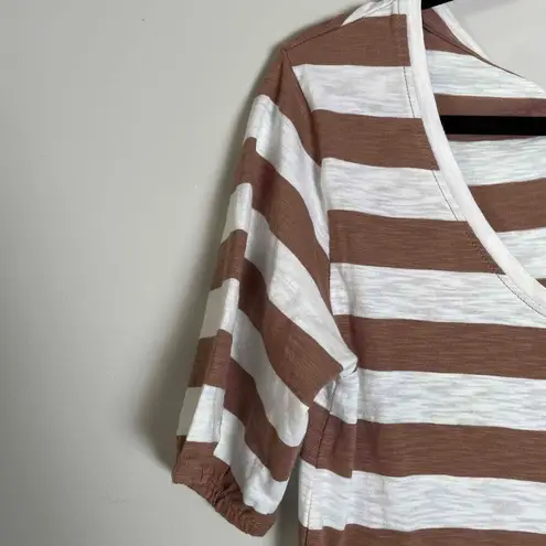 Pact Womens Short Sleeve Scoop Neck Organic Cotton Knee Length Dress Small