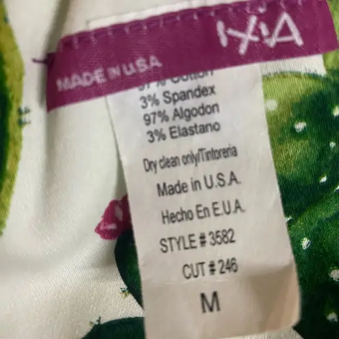 IXIA Cactus Succulent Print
Sundress Pinup Retro Swing Dress
M White Size M