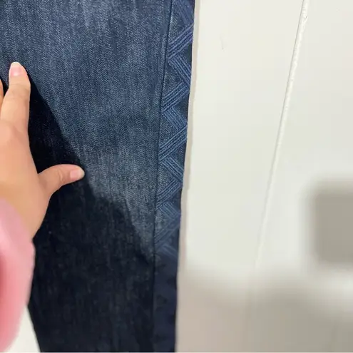 Coldwater Creek Jeans Women's Blue Denim Tuxedo Ankle Jeans Size 4P NWT