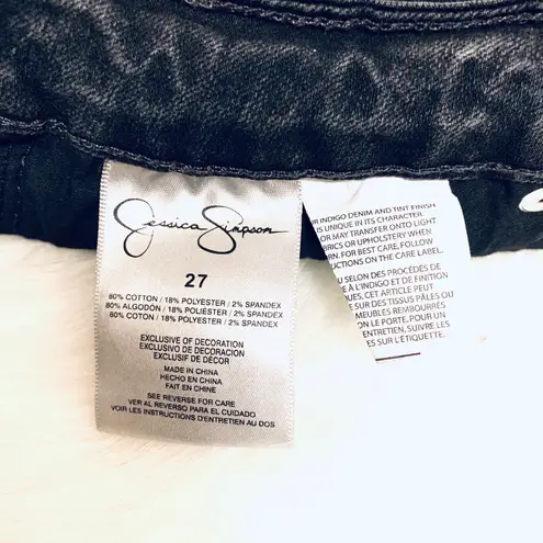 Jessica Simpson  studded denim shorts.