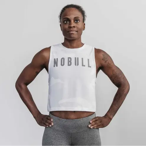 Nobull NWT Women's Camo Muscle Tank - XL - White Camo